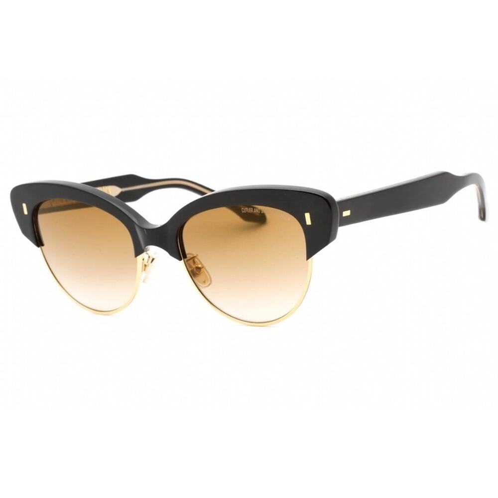 New! Cutler and GrossCG1351S 005, Chic Black & Gold Sunglasses, Authentic - Picture 2 of 4